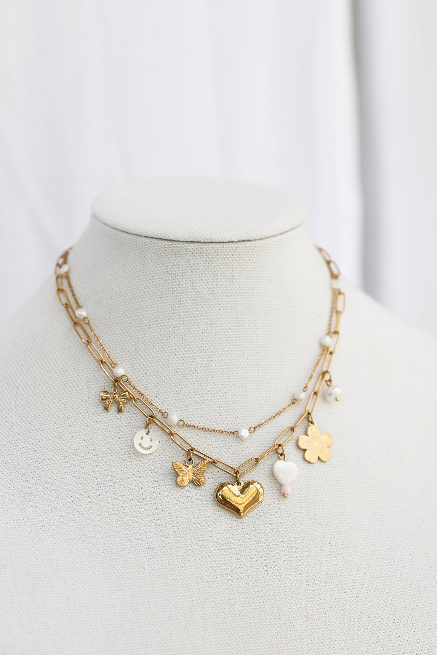 Paperclip Large Charm Necklace