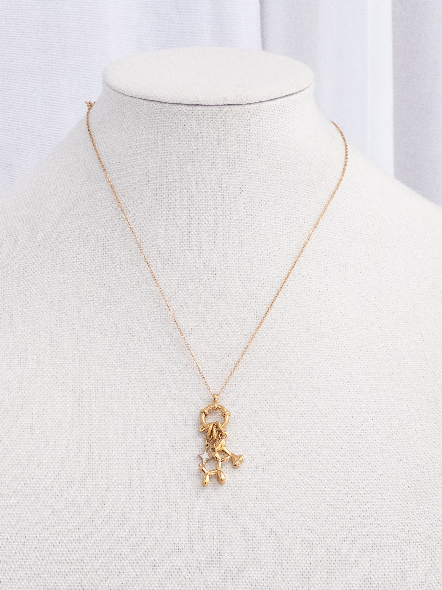 Spring Ring Charm Keeper Necklace