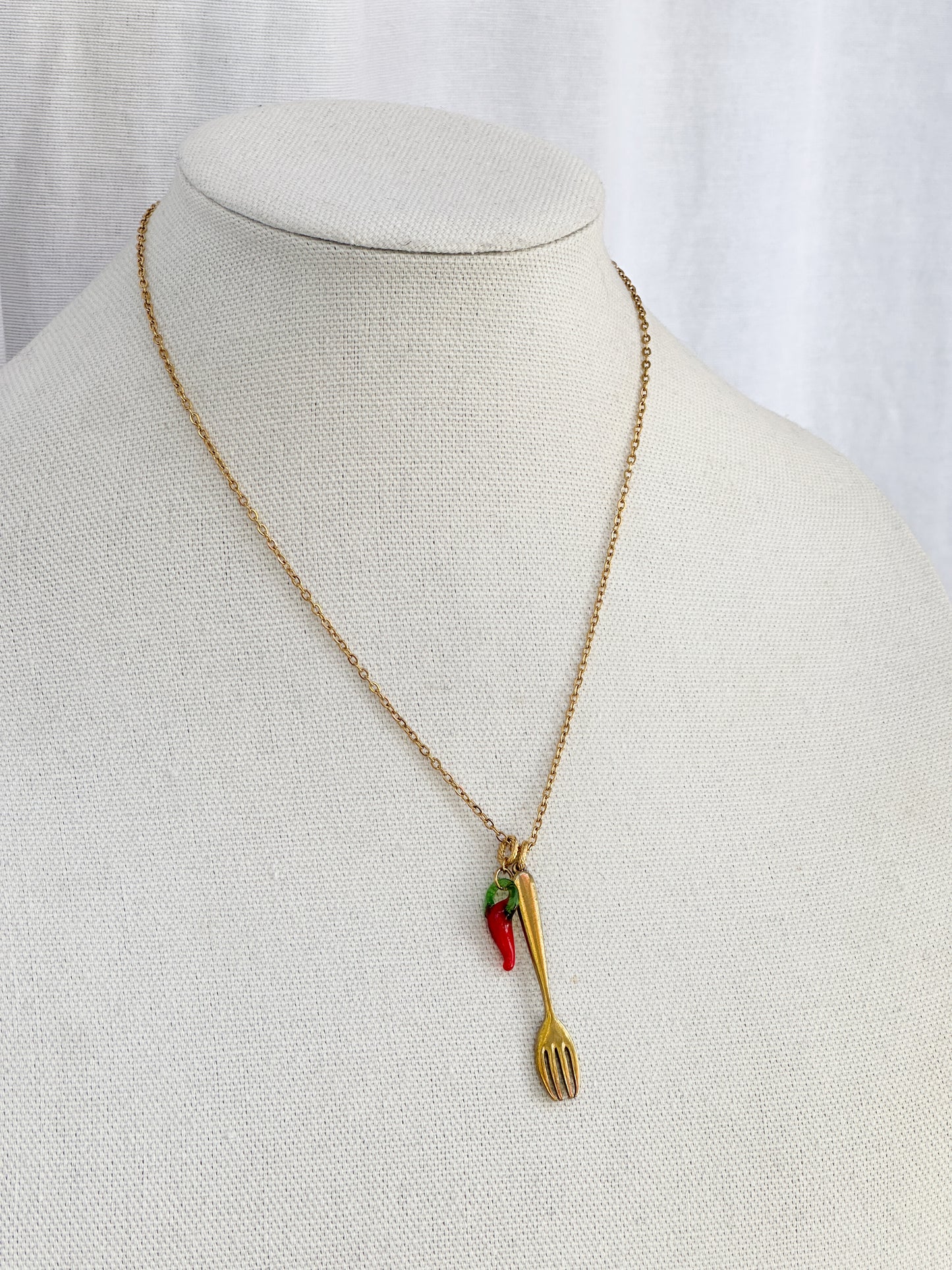 Glass Chili Pepper Charm