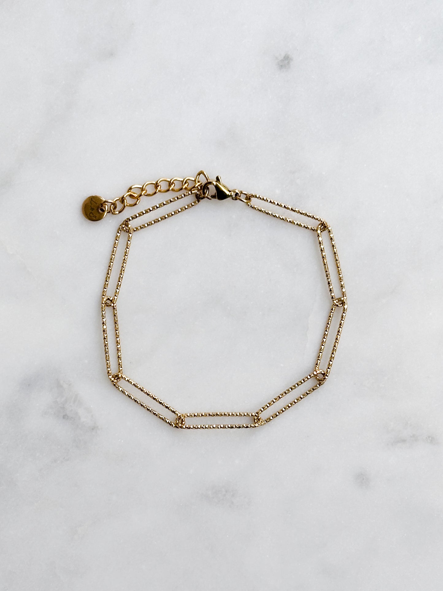 Civilian Beauty Grooming Exclusive: Textured Paperclip Link Bracelet