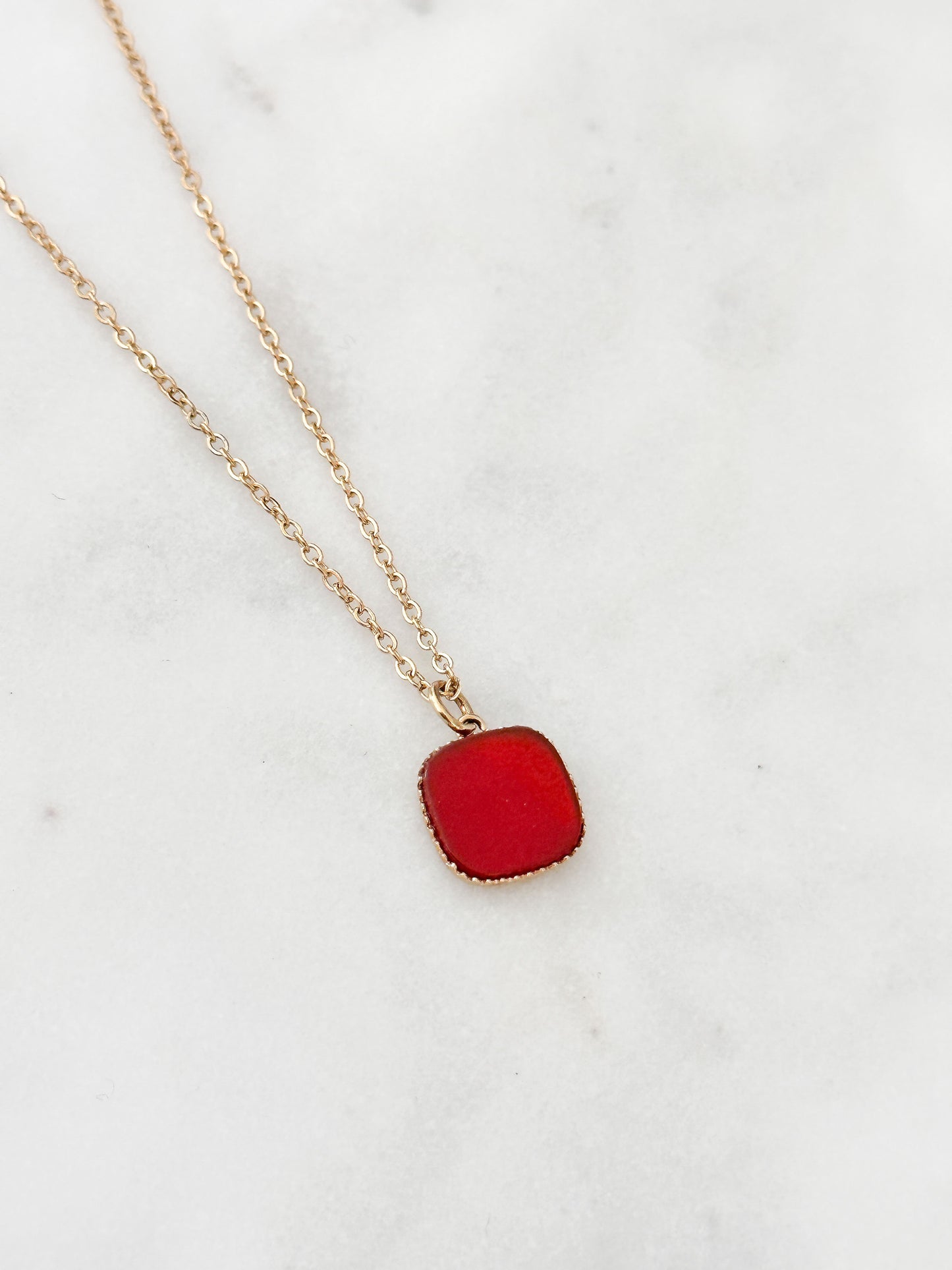 Colorful Square Pendant