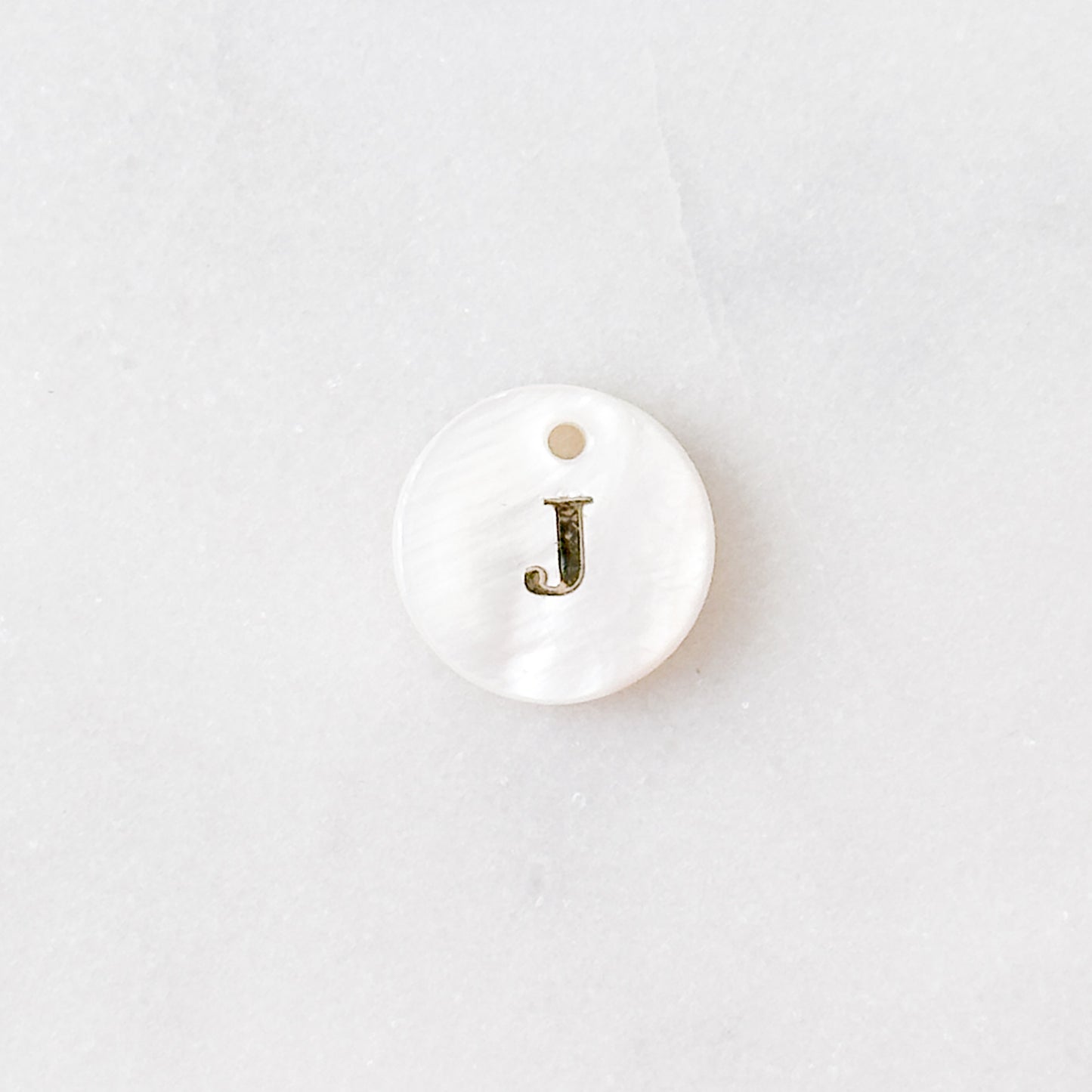 Shell Initial Pendant