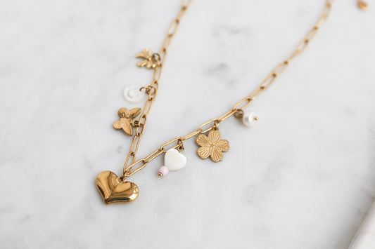 Paperclip Large Charm Necklace