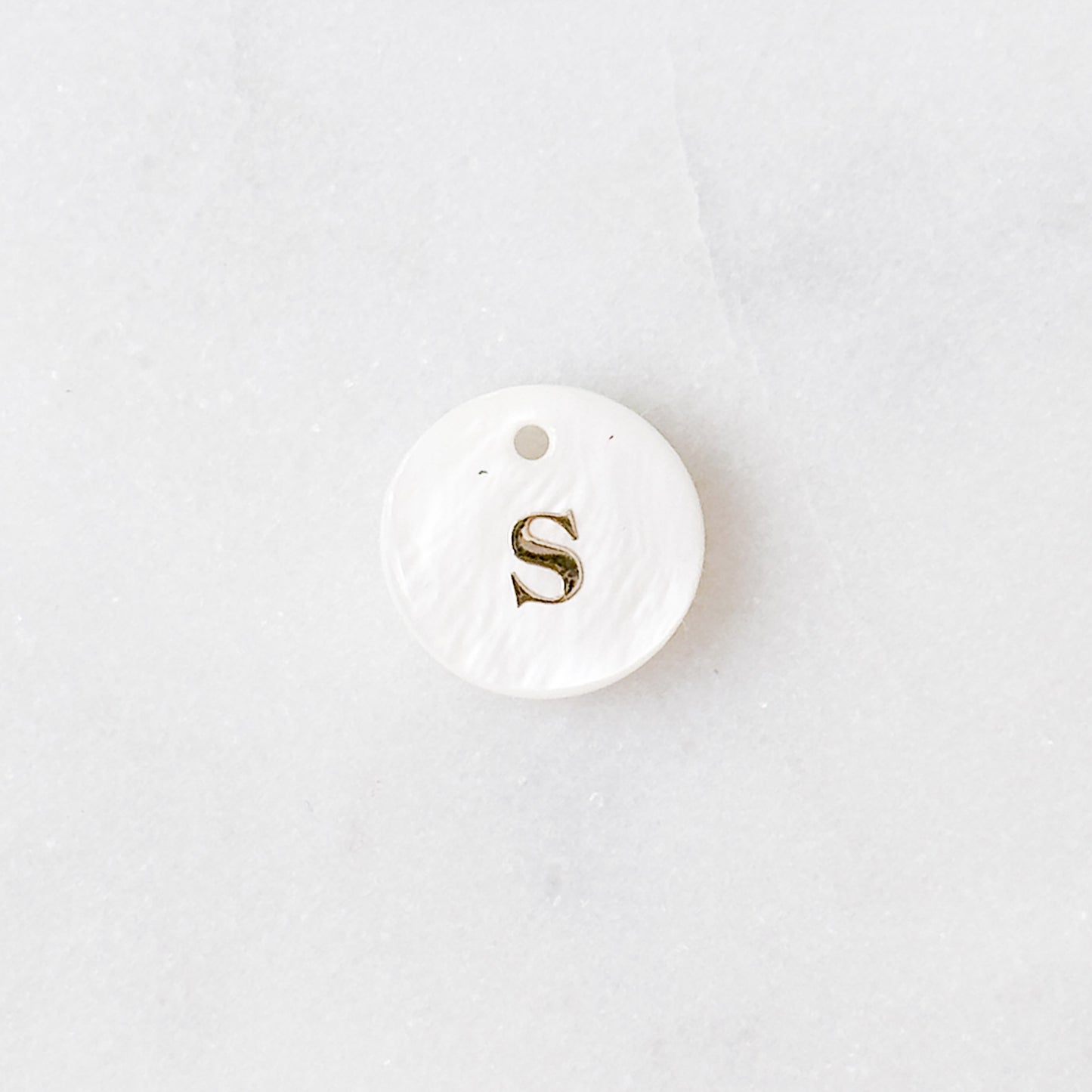 Shell Initial Pendant