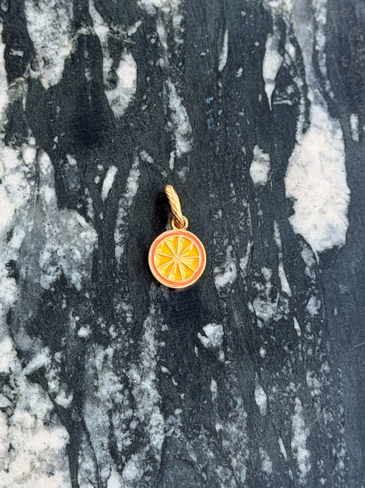 Citrus Slice Charm
