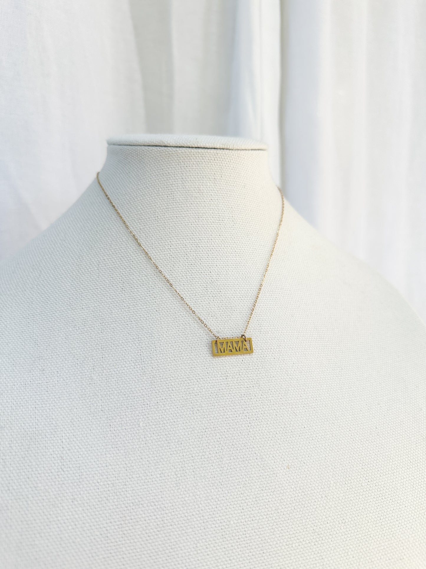 Mama rectangular bar pendant