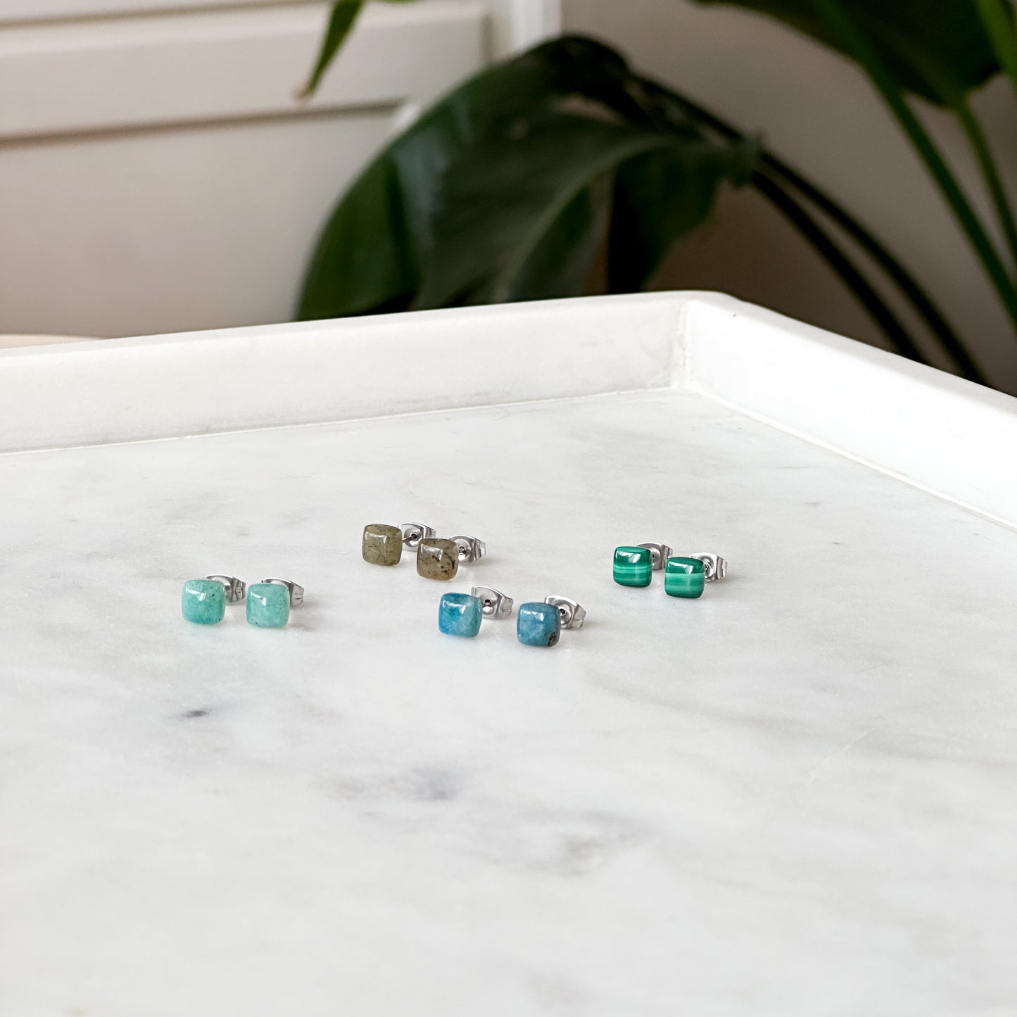 Gemstone Studs