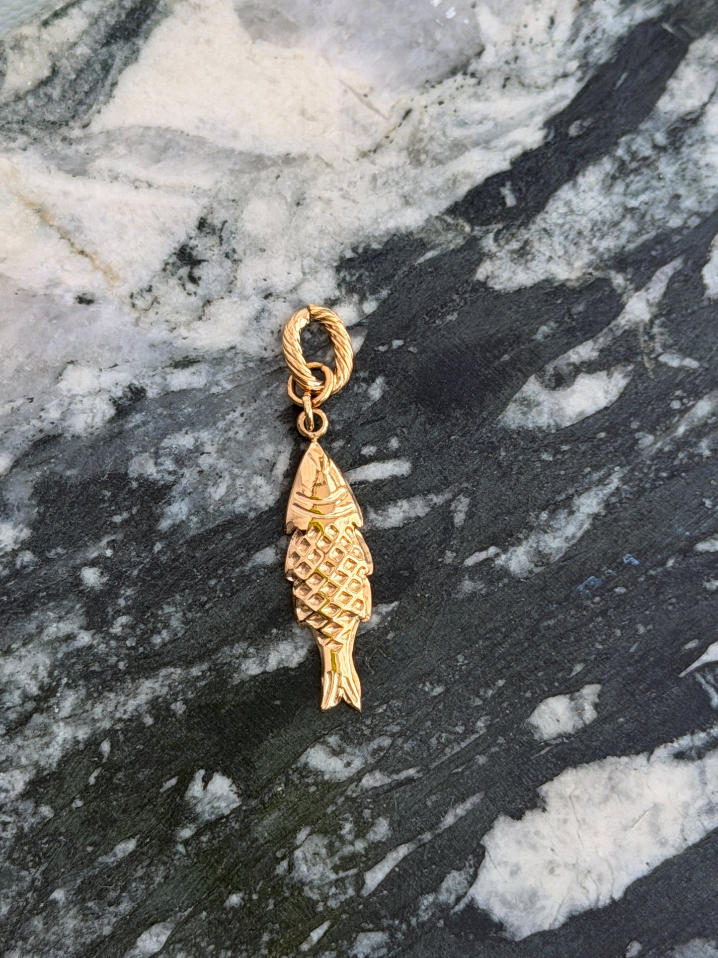 Textured Fish Charm