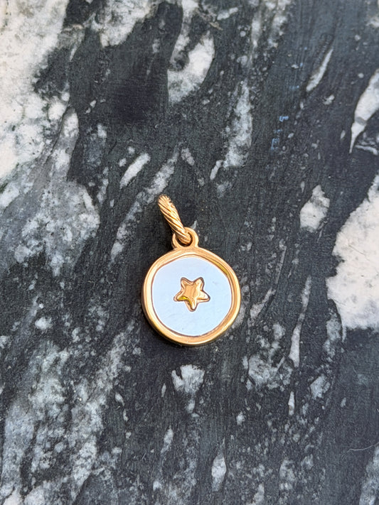 Inset Shell Star Charm