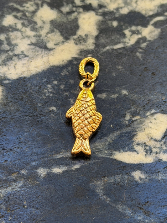 Textured Fish II Charm