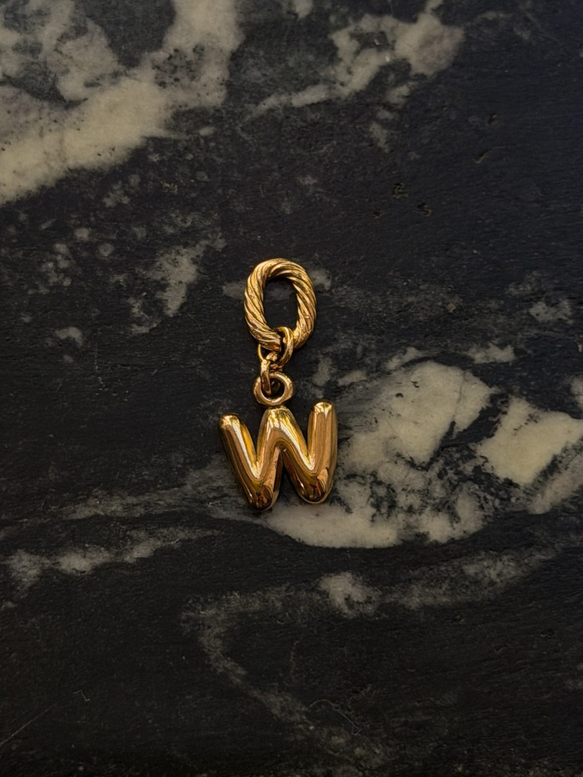 Bubble Letter Charm