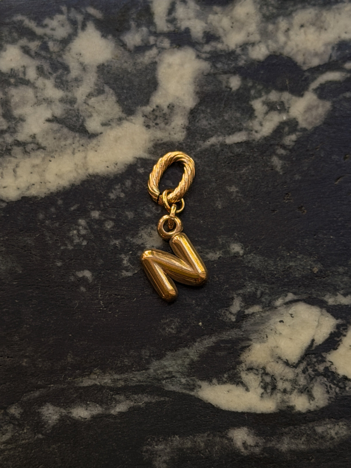 Bubble Letter Charm