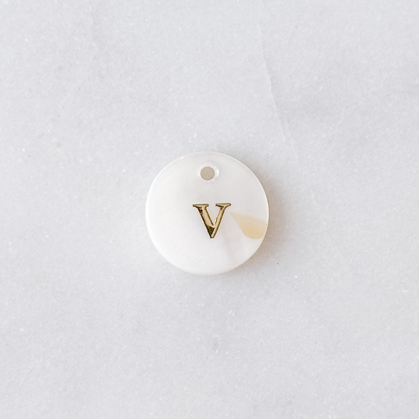 Shell Initial Pendant