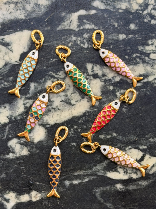Colorful Fish Charm