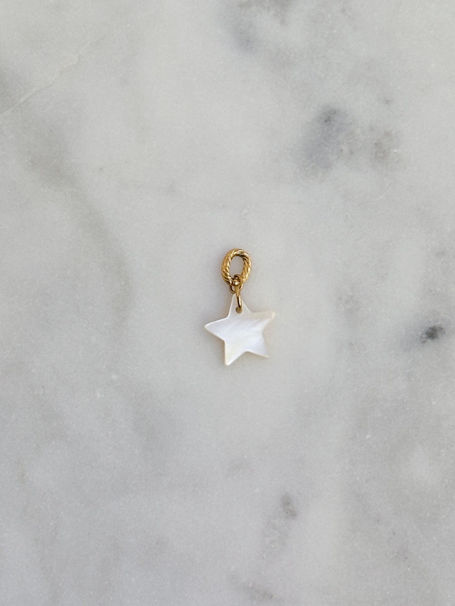 Mother of Pearl Star Charm