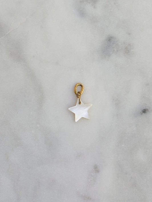 Mother of Pearl Star Charm