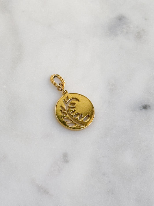 Circular Frond Charm