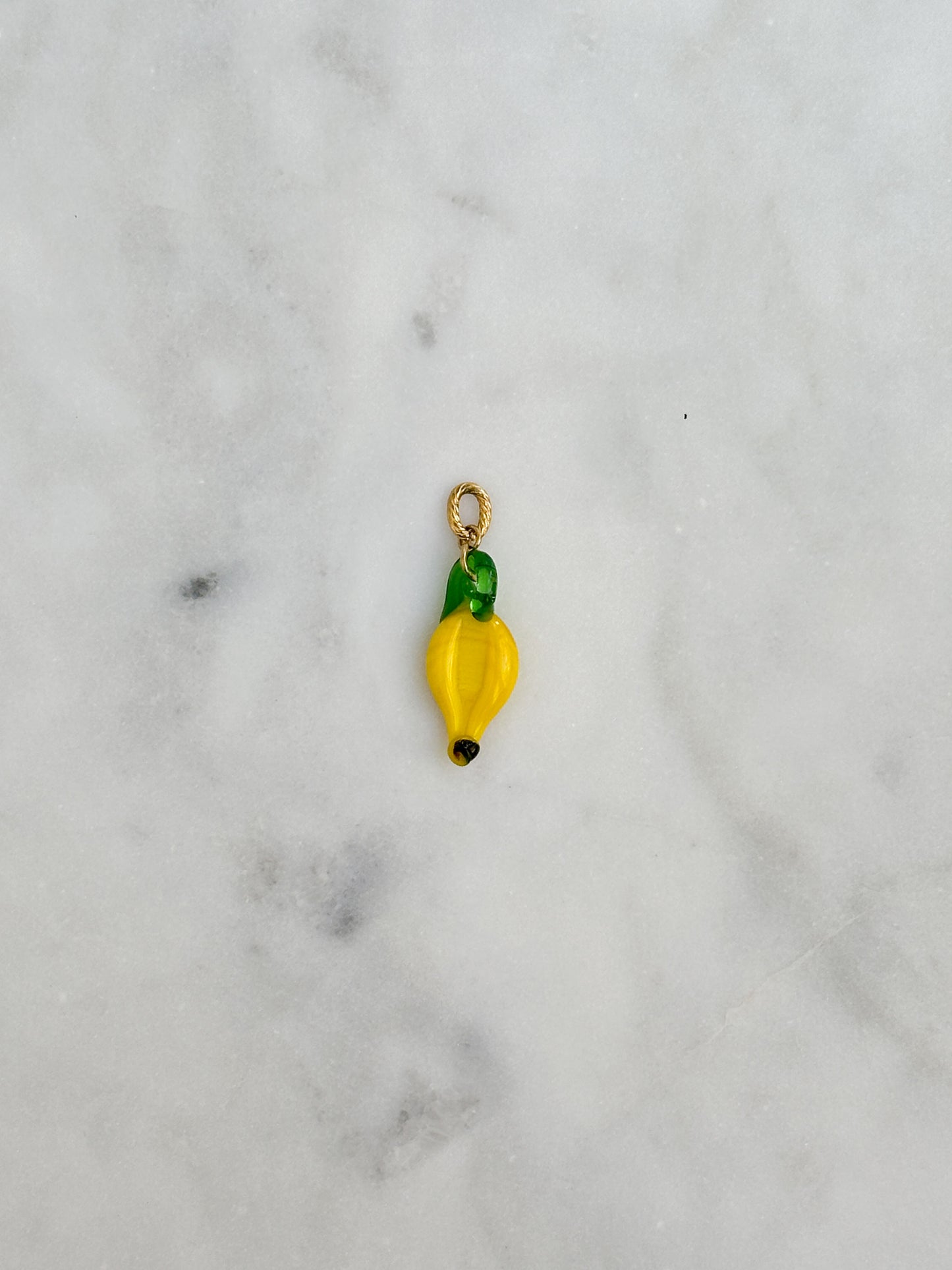 Glass Banana Charm