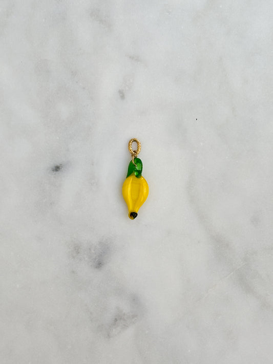 Glass Banana Charm