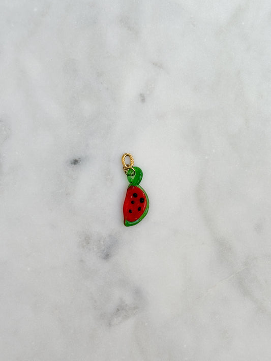 Glass Watermelon Charm