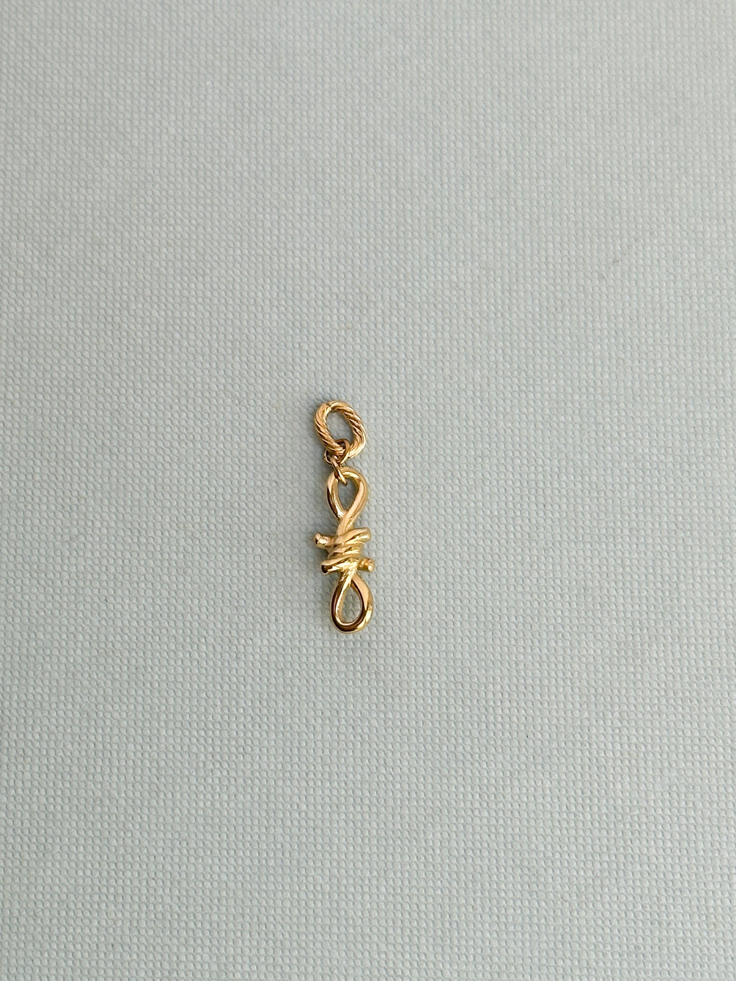 Barbed Wire Knot Charm